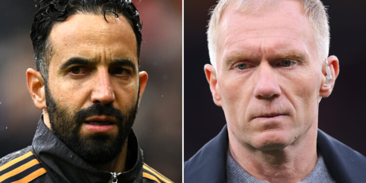 'Definitely him' - Man Utd legend Paul Scholes reveals English manager he'd like to see replace under-fire Ruben Amorim