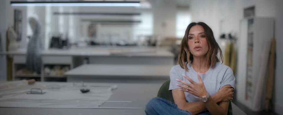 Victoria Beckham talking about her weight.