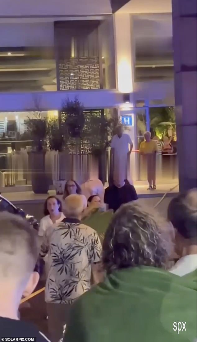 The nationality of the 23-year-old tourist who died after the balcony plunge from the room where the blaze started has not yet been revealed