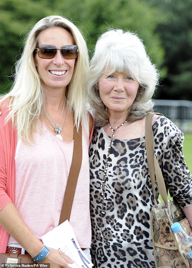 Jilly Cooper pictured with her daughter Emily in 2012