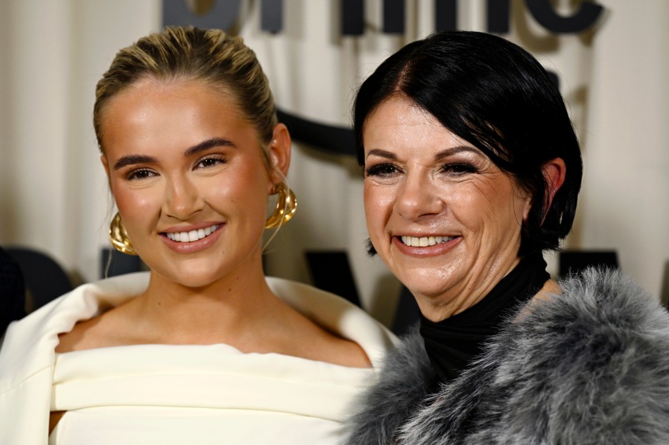 Molly-Mae Hague and Debbie Gordon smiling at the UK Special Screening of "Molly-Mae: Behind It All."