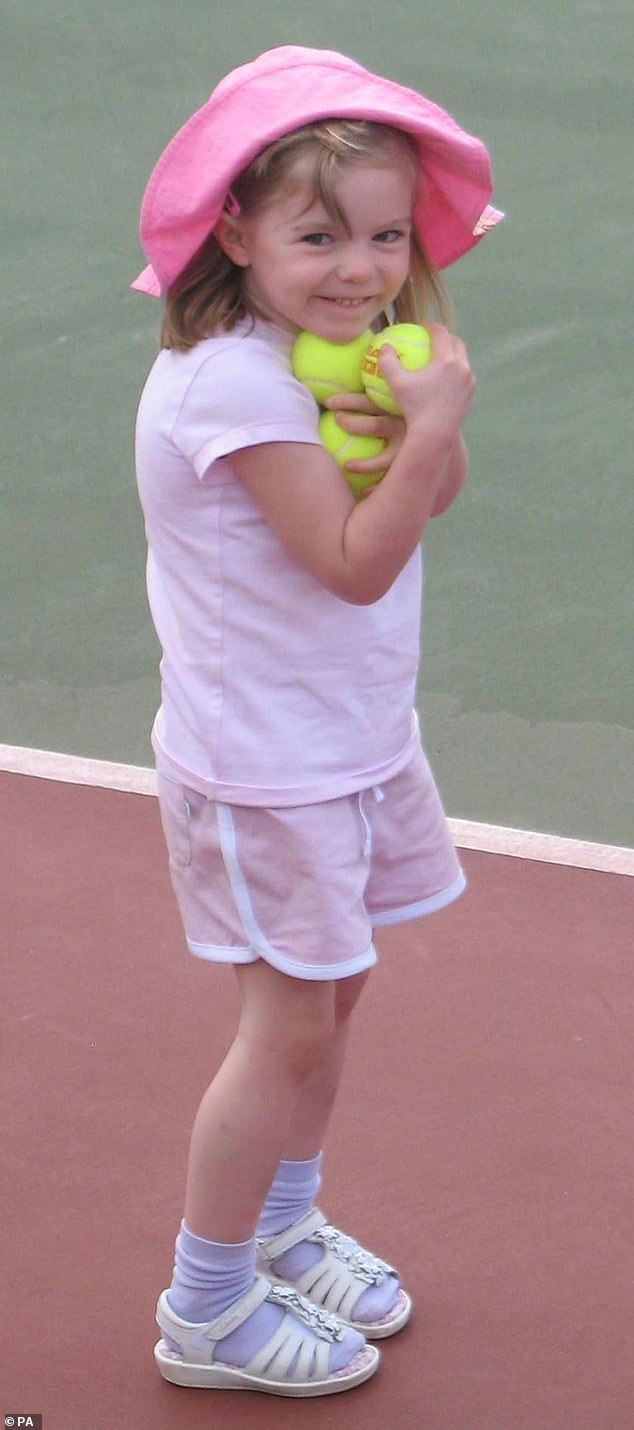 Miss McCann, 20, told a court Julia Wandelt attempted to contact her claiming to be her lost sister Madeleine (pictured)