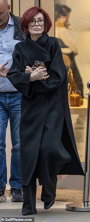 Sharon recently admitted she had been 'carried through' by those around her, adding she was 'still finding her footing' after losing the husband she often said she lived for