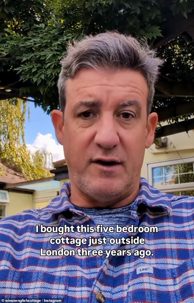 The former reporter purchased the cottage three years ago and has been trying to sell it