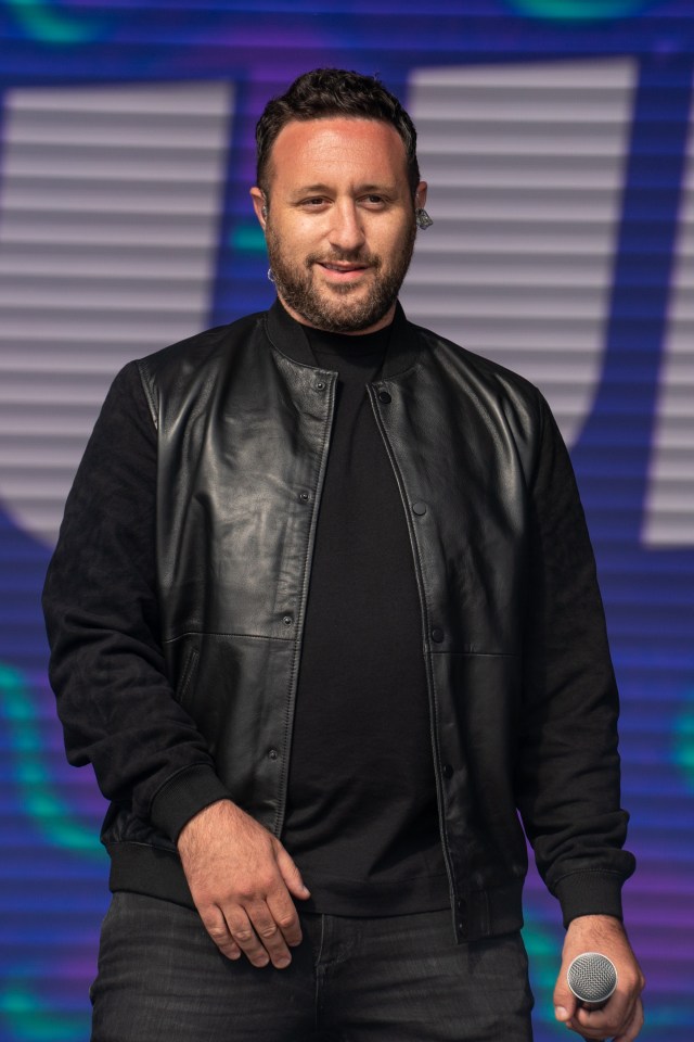 Antony Costa of Blue performs at Mighty Hoopla.