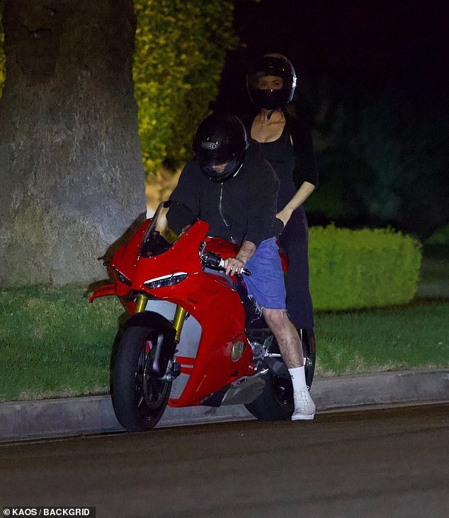 They paused at the side of the road