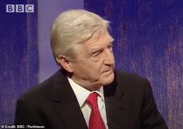 In an unearthed interview with Parkinson, he is seen asking her incredibly personal questions about it