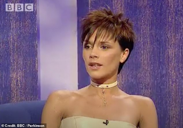 She immediately replies: 'No I'm not!' to which he hits back: 'How do you know?' Victoria responds: 'I know that because I eat'