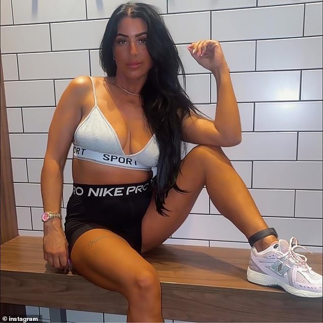 Reed, from Eaglescliffe in Teesside, posed with an electronic tag around her ankle for a photograph on her social media following her arrest earlier this year