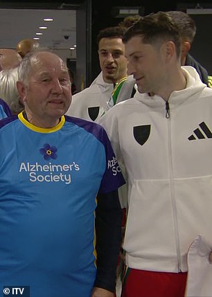 The event marked the partnership between Alzheimer's Society and the FA