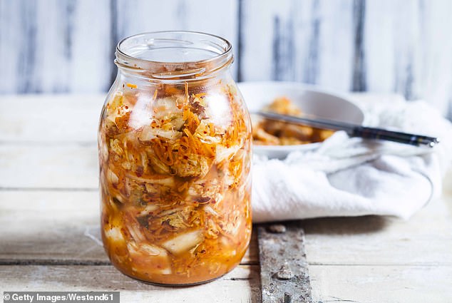 Kimchi provides gut and digestive health benefits due to its fermentation process