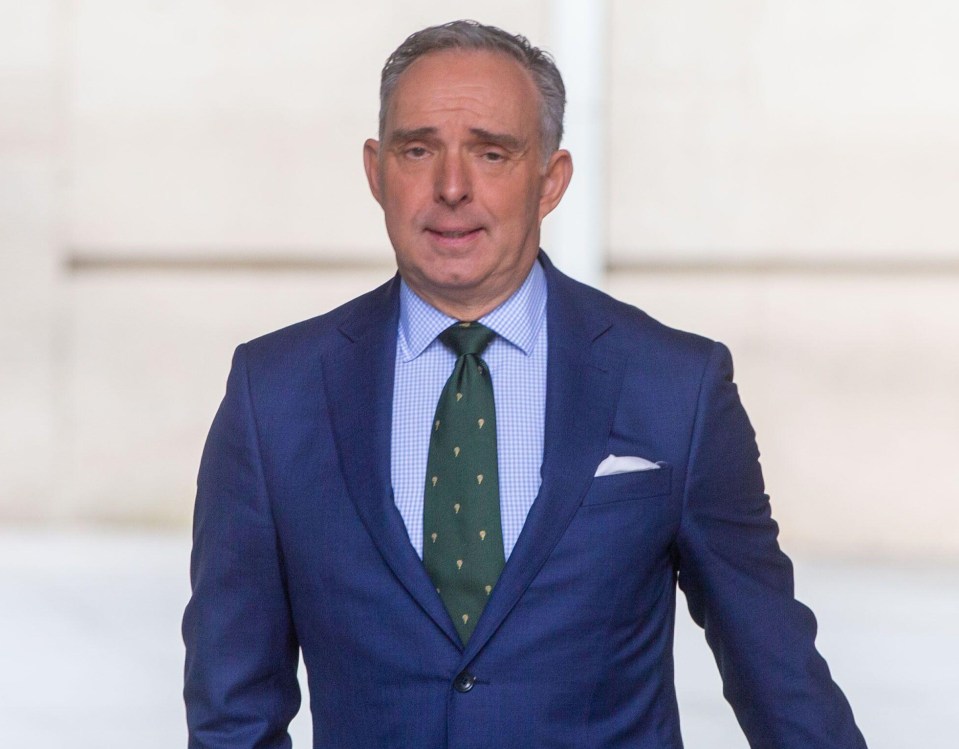 Mark Sedwill outside the BBC for the "Sunday With Laura Kuenssberg" show.