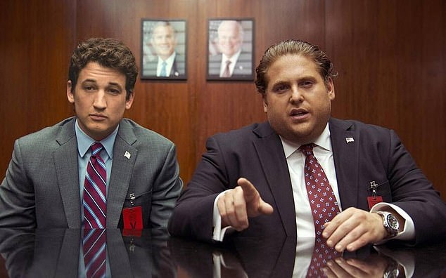 However, in 2016 the actor gained the weight back to play arms dealer Efraim Diveroli in War Dogs alongside Bradley Cooper and Miles Teller (pictured)
