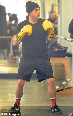 Jonah began boxing to stay in shape in 2017 after he was seen in snaps jabbing and shadow boxing with a personal trainer