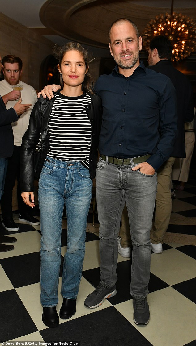 The couple stayed together though, later welcoming sons Harrison, eleven, and Max, nine. Pictured in 2021