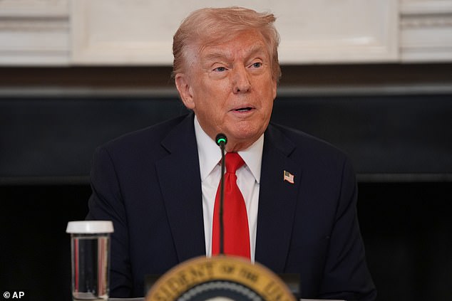 Trump's last check-up was his annual physical, just under six months ago on April 11th (Trump seen at the White House October 8, 2025)