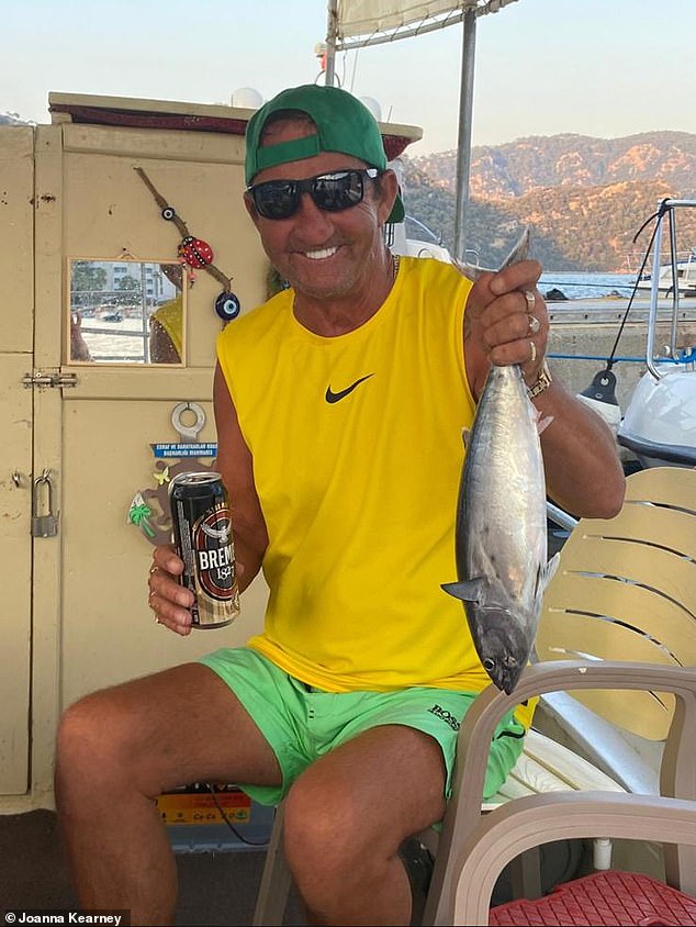 Joanna described her dad as a 'very happy, cheeky, chappy' who would do anything for anyone.