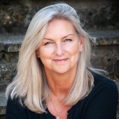 Kate Griggs, dyslexia expert, smiling at the camera.