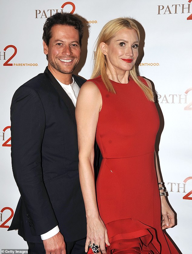 Actor Ioan Gruffud and ex-wife Alice Evans arrive for the Path 2 Parenthood Annual Gala on April 5, 2016