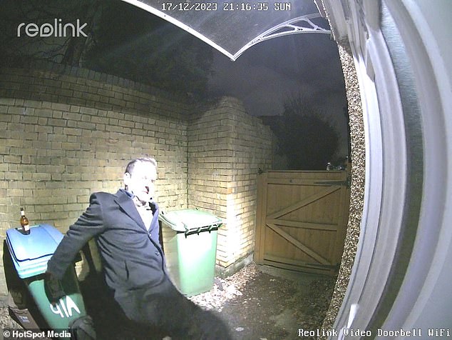 He caused £6,000 worth of damage, and stole Grace's journal. Around 3am the following day, Chads returned to the flat and smashed the doorbell camera and two glass panels in the front door