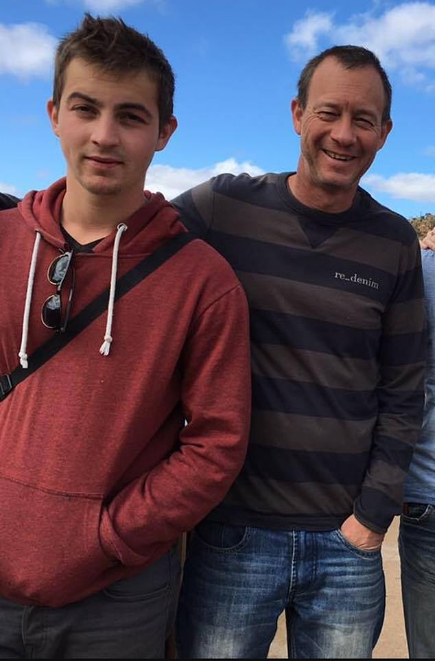 Kieran (pictured with his father) is said to be close to his family in South Africa and wanted Emma to fall in love with the country where he grew up. A source said Emma rented a house in a secure compound in Noordhoek, a seaside suburb of Cape Town with a chilled out hippie vibe