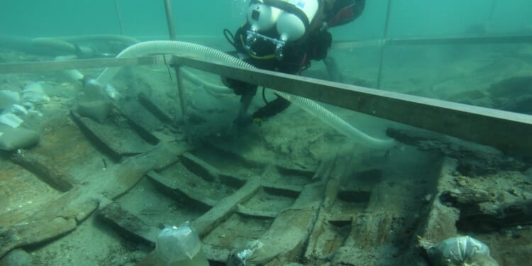 Ancient Roman shipwreck found underwater at hols hotspot as divers find treasure on boat sunk in storm