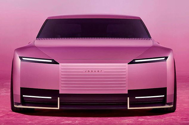 Social media commenters compared Ferrari's EV future to Jaguar's - in late 2024, the high-end UK carmaker unveiled a pink and blue brand scheme with multiple actors that seemed genderqueer