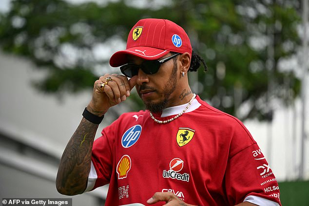 Lewis Hamilton, Ferrari's F1 racer, has had a dissapointing racing season