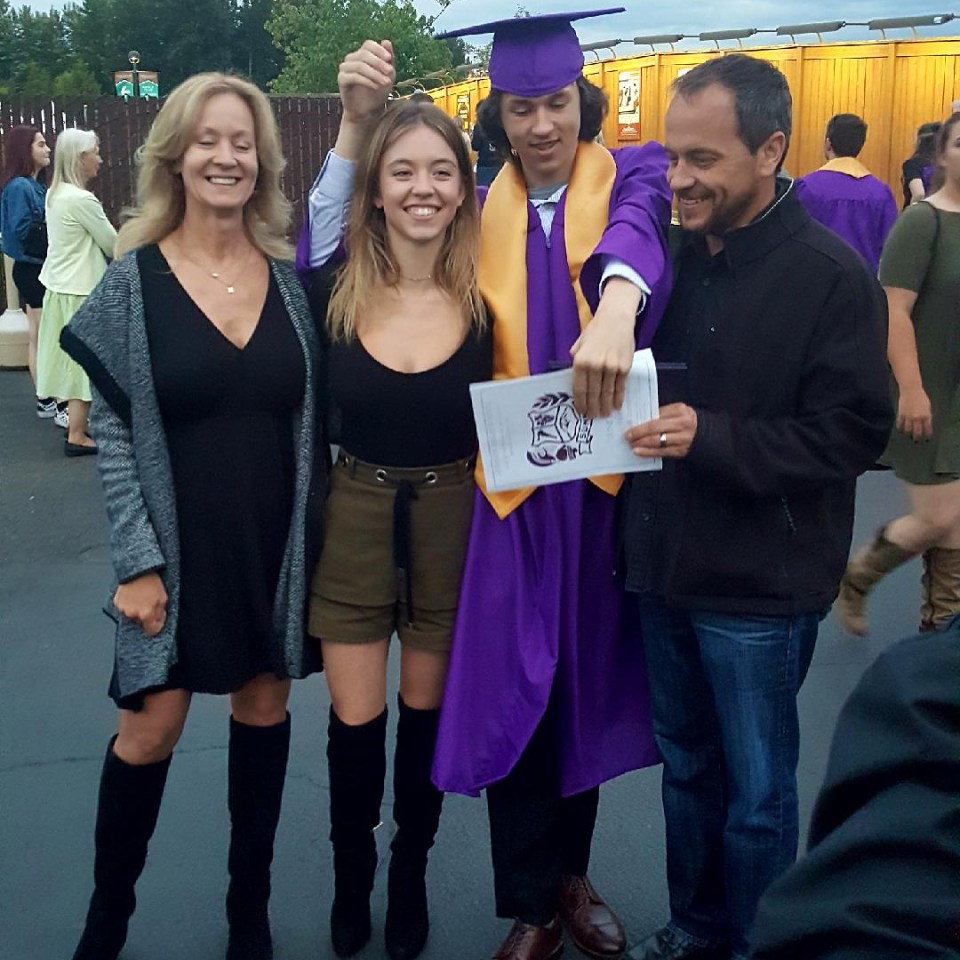 The Sweeney family in 2018.