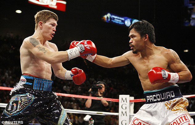 He then suffered a similar but more alarming fate at the lethal fists of Manny Pacquaio in 2009