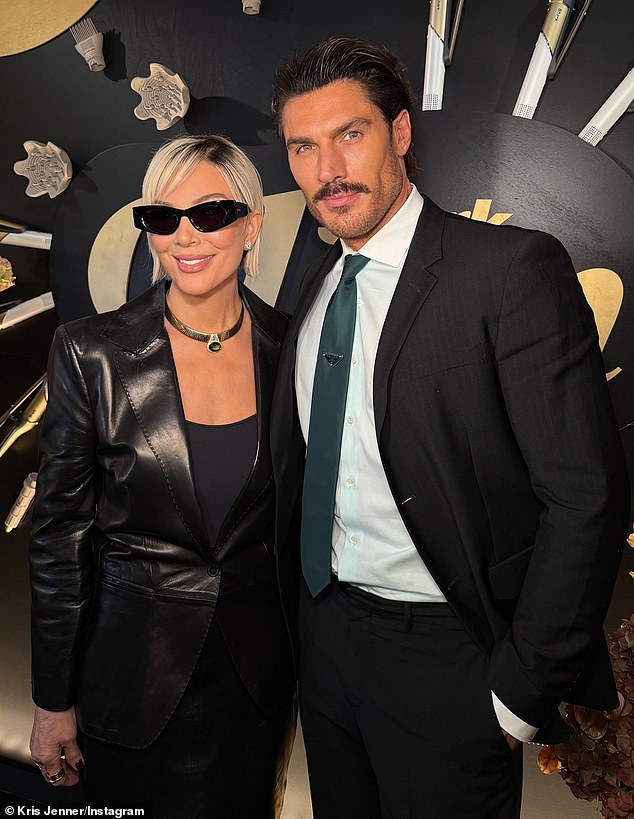 Chris shared the same images on his personal Instagram account with the caption, 'I¿ll have what @krisjenner is having'