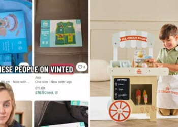 Mum rages after spotting Aldi’s wooden toys on Vinted for double as ‘worst of the worst' upload before even getting home