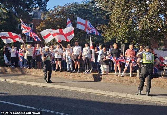 The hotel in Southampton has been at the centre of controversy in recent months, including anti-immigration protests held last month