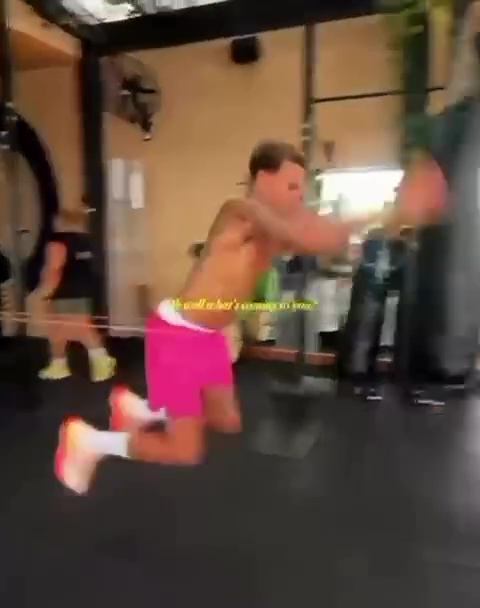 Dele Alli trains in Bali.