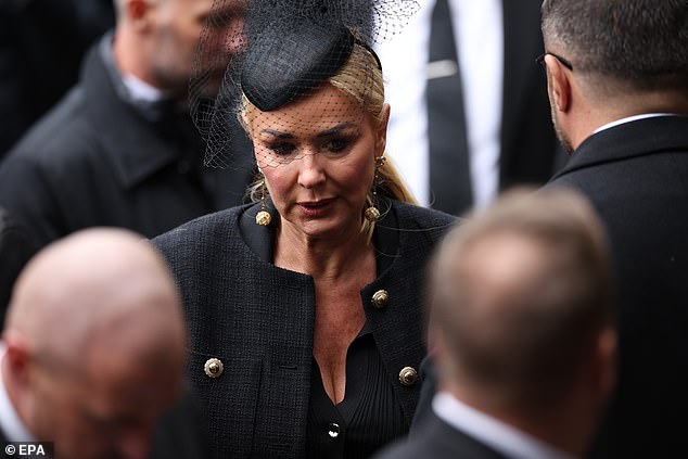 Soap star Claire Sweeney, ex-girlfriend of Ricky Hatton, at Manchester Cathedral today