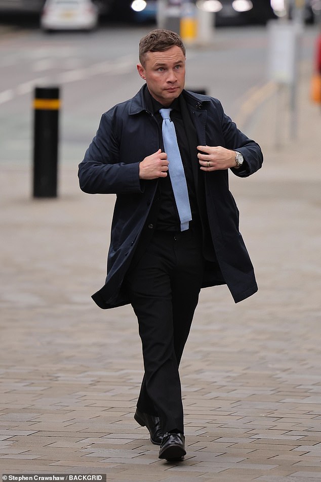 Northern Irish former professional boxer Carl Frampton at Manchester Cathedral today