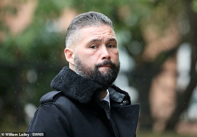 Former boxer Tony Bellow arrives at Manchester Cathedral for the funeral this morning