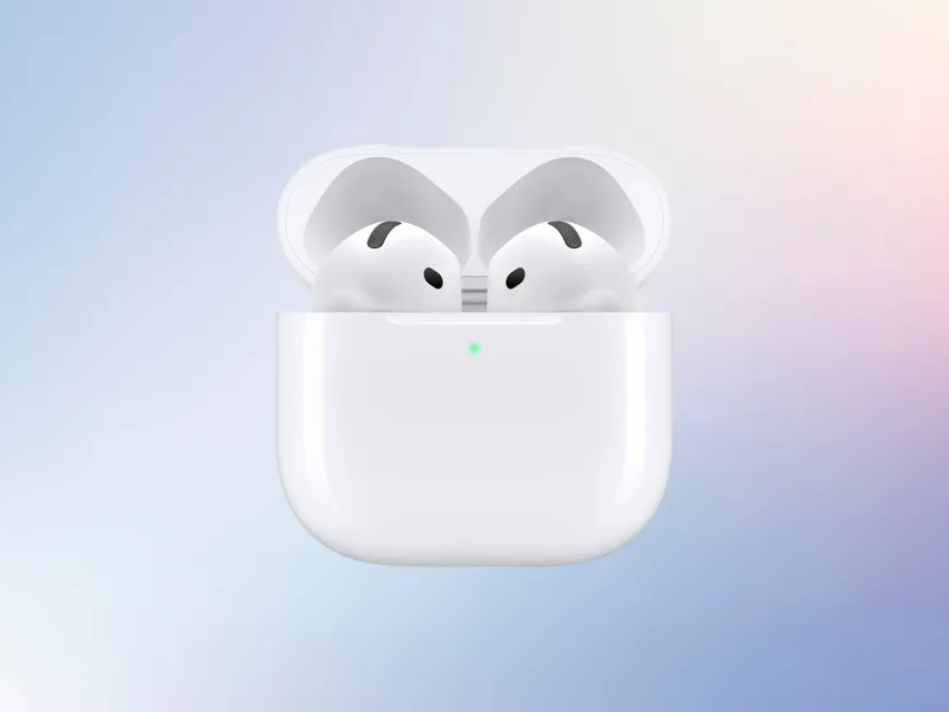 AirPods in their charging case.