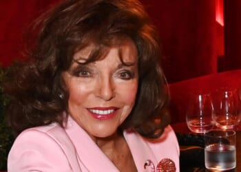 Joan Collins, 92, is launching her own range of wine and flowers