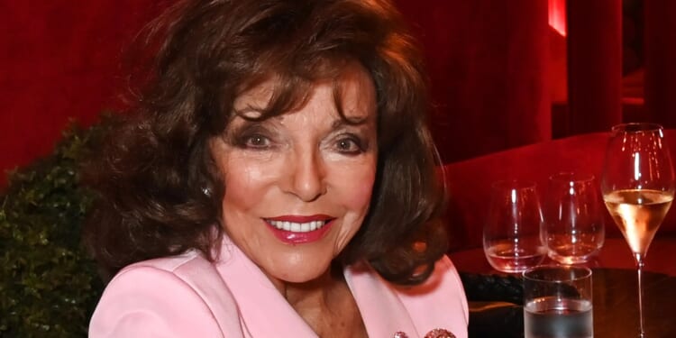 Joan Collins, 92, is launching her own range of wine and flowers
