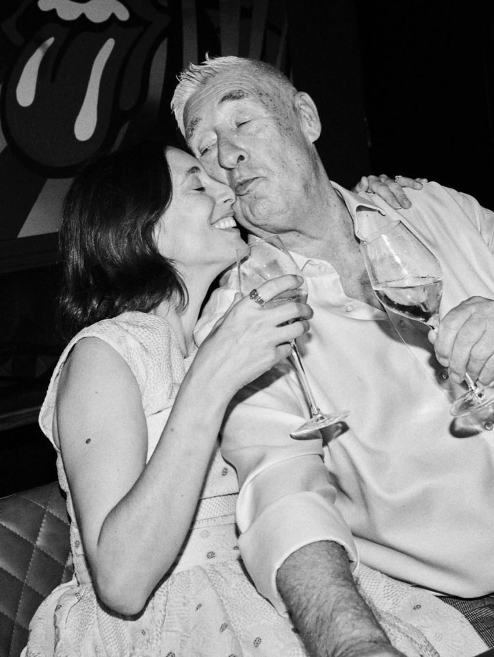 Laura Jackson with her father.