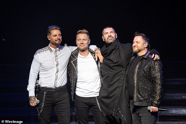 Stephen was a part of 90s boyband Boyzone, made up of (L-R) Keith Duffy, Ronan, Shane Lynch and Mikey Graham, but shockingly died at just 33 while at his holiday home in Majorca