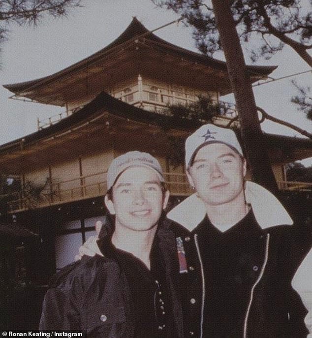 On the anniversary of his death on Friday, Ronan took to Instagram to remember his close friend and 'wingman', sharing a touching throwback photo of the pair together
