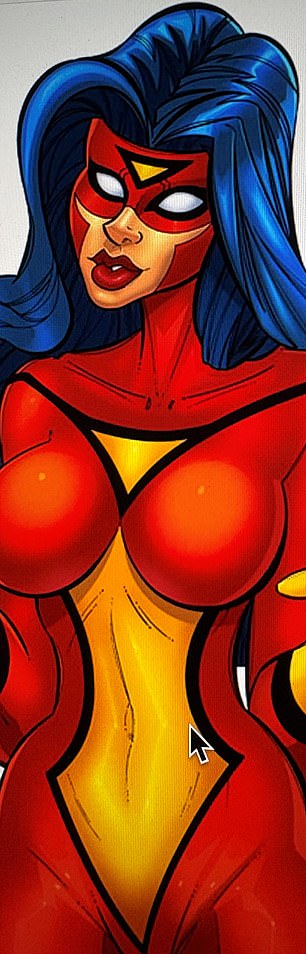 And Spider-Woman herself in her crime-fighting outfit