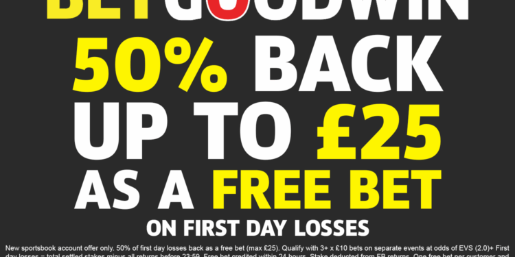 Estonia vs Italy: Get 50% of your first day losses back as a free bet up to £25 with BetGoodwin