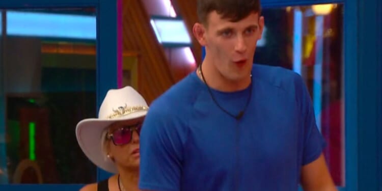 Big Brother star Cameron B's feud explodes with Feyisola as he storms off shouting 'bulls***'