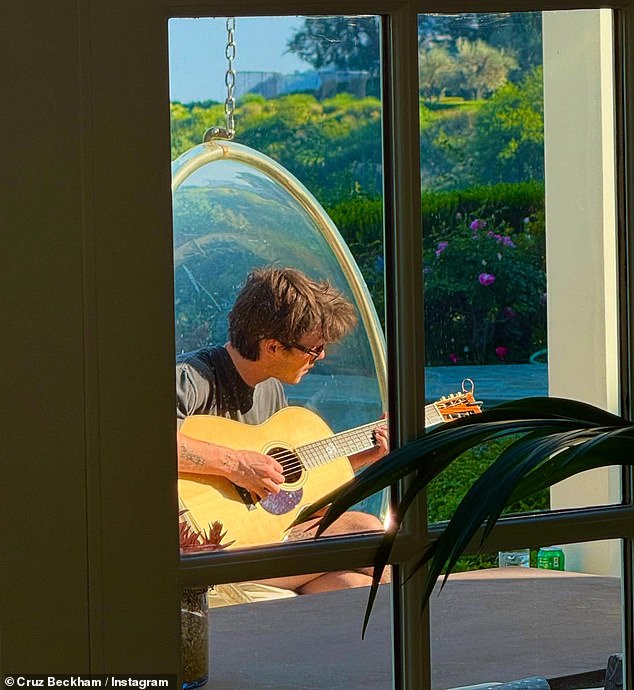 It comes as Cruz has continued to tease his new song by sharing snaps of merch revealing the release date