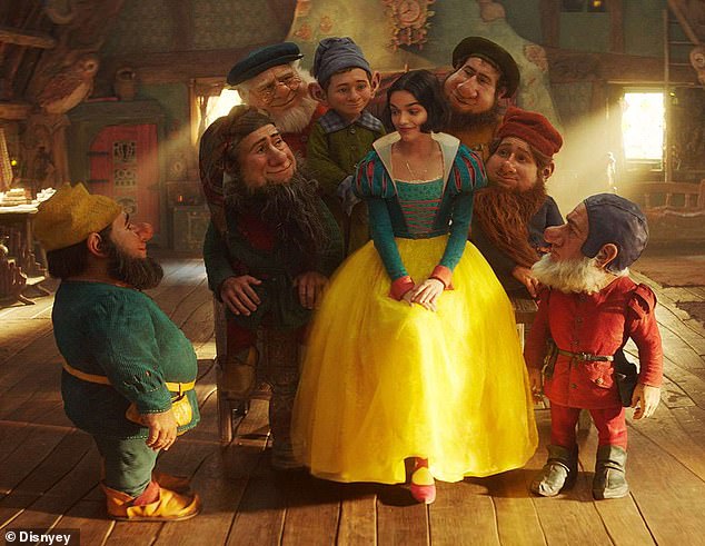 Disney also came under fire for ditching the Seven Dwarfs characters in favor of a diverse group of 'magical creatures' of all heights, gender and race