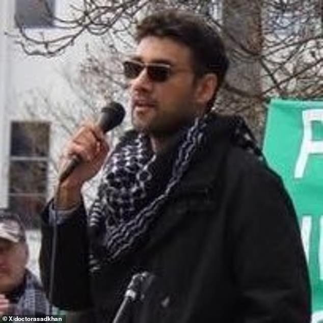 Dr Khan, who was previously forced to stop working after contracting Covid in November 2020, said he had the 'right to speculate' over the synagogue attack