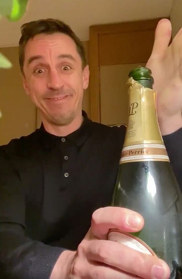 Sky Sports pundit Gary Neville describes himself as a 'champagne socialist' and has hit out at the Tory party in the past